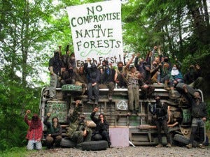 Eco-anarchism illustration