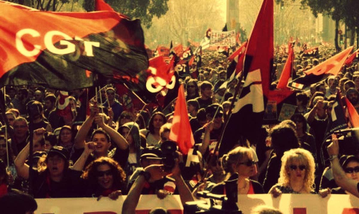 Anarcho-syndicalism illustration